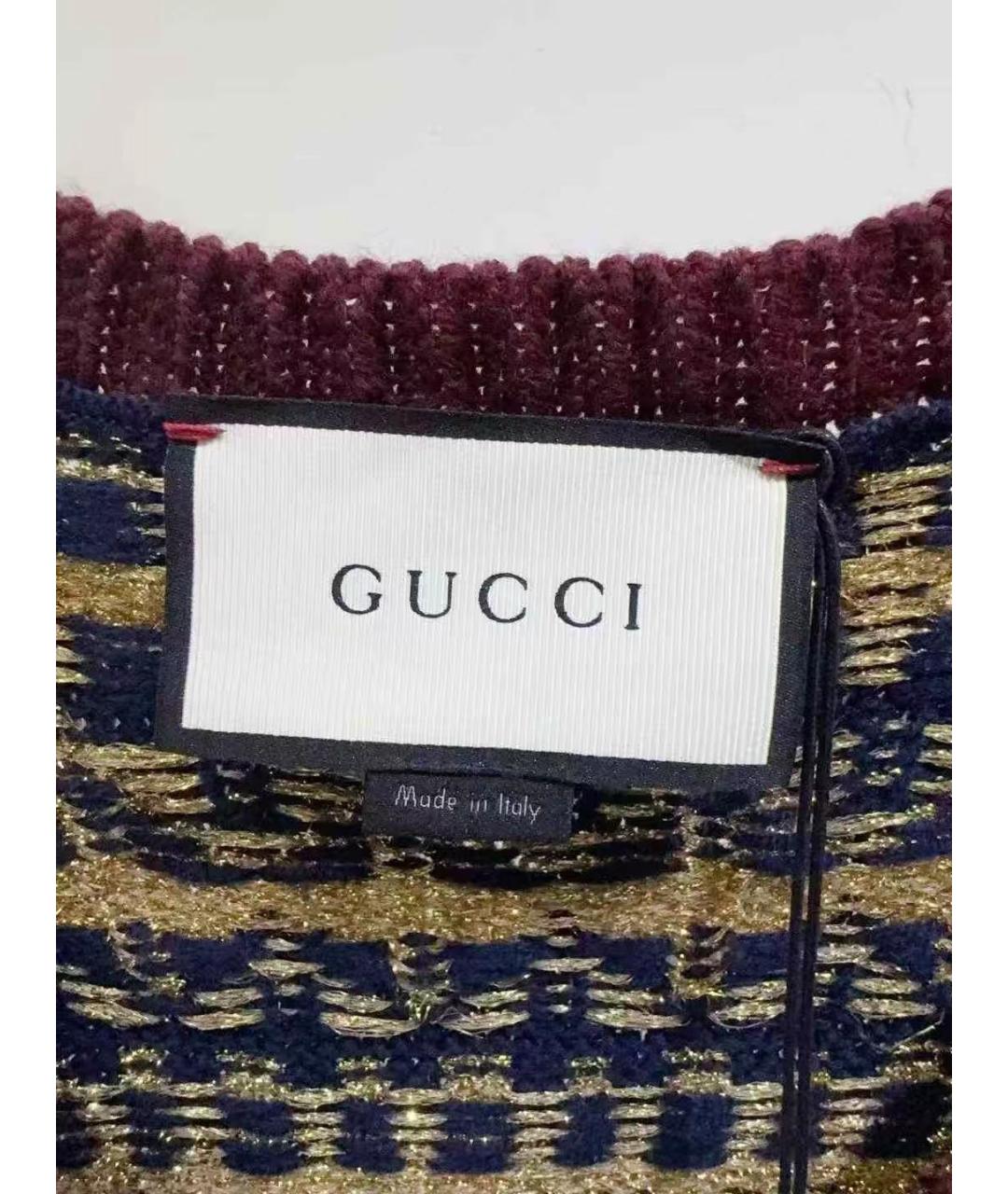 GUCCI Мульти шерстяная жилетка, фото 3