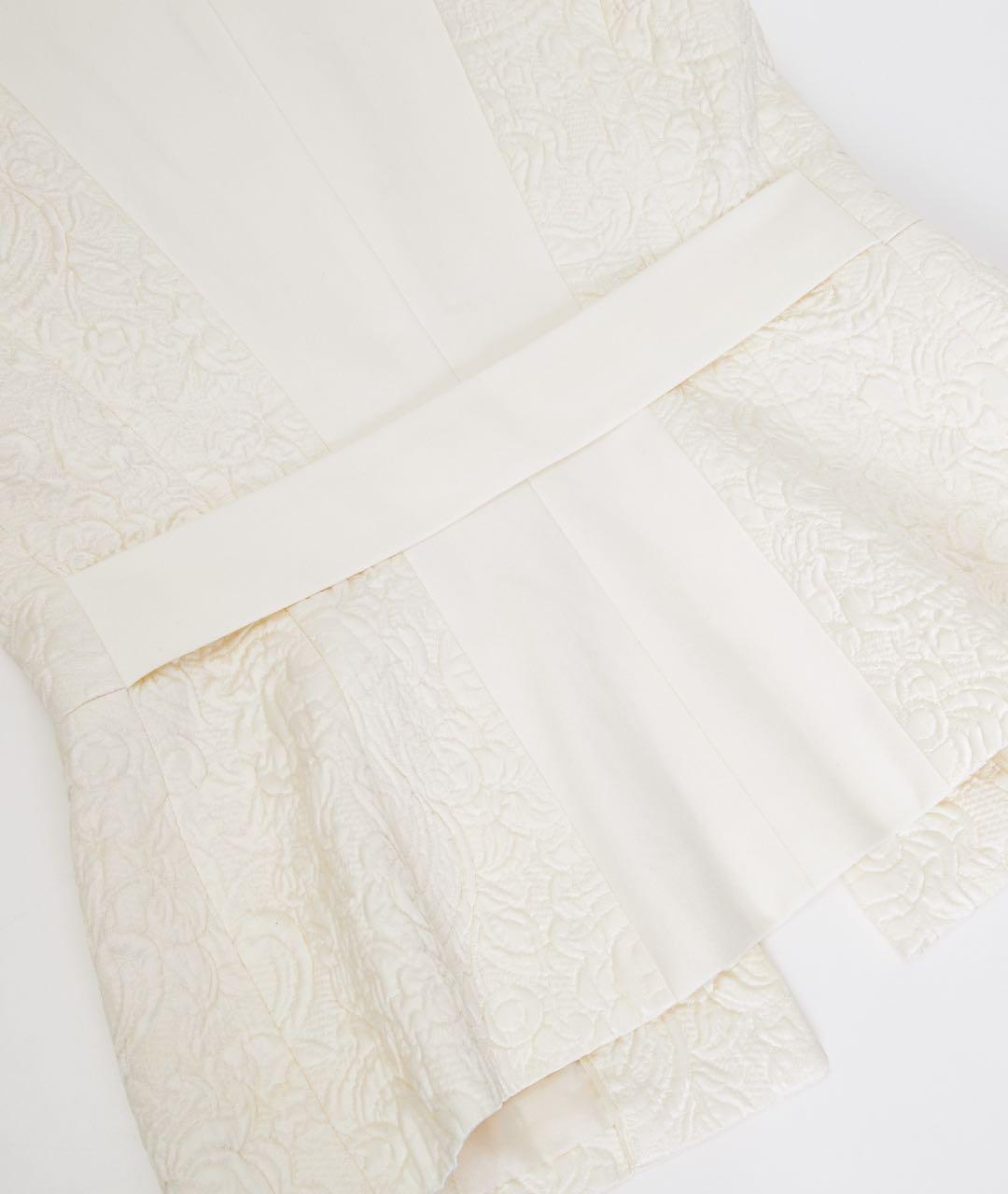 ROCHAS Бежевый полиэстеровый костюм с юбками, фото 4