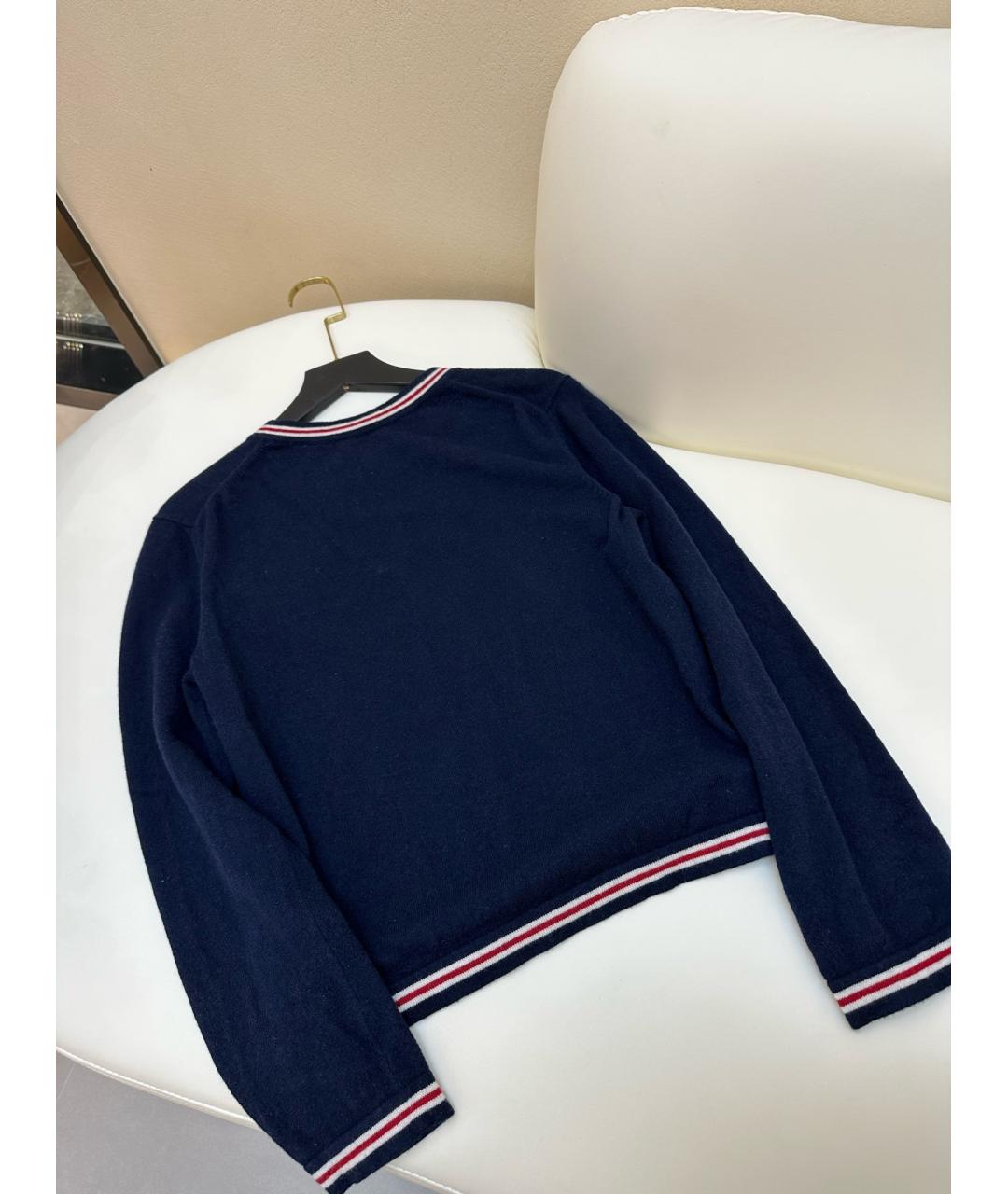 CHANEL Голубой джемпер / свитер, фото 4