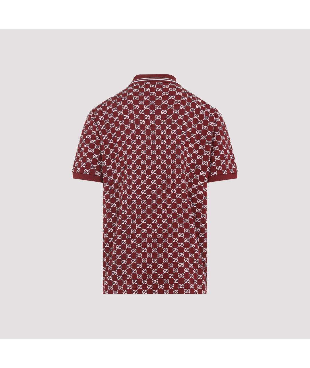 GUCCI Мульти хлопковое поло с коротким рукавом, фото 3
