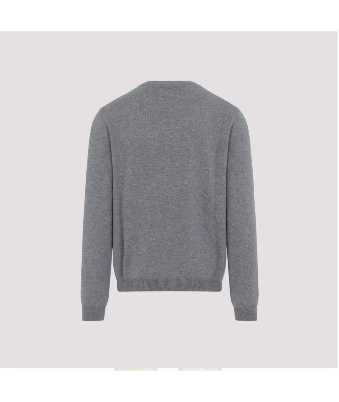 GUCCI Серый кашемировый джемпер / свитер, фото 2