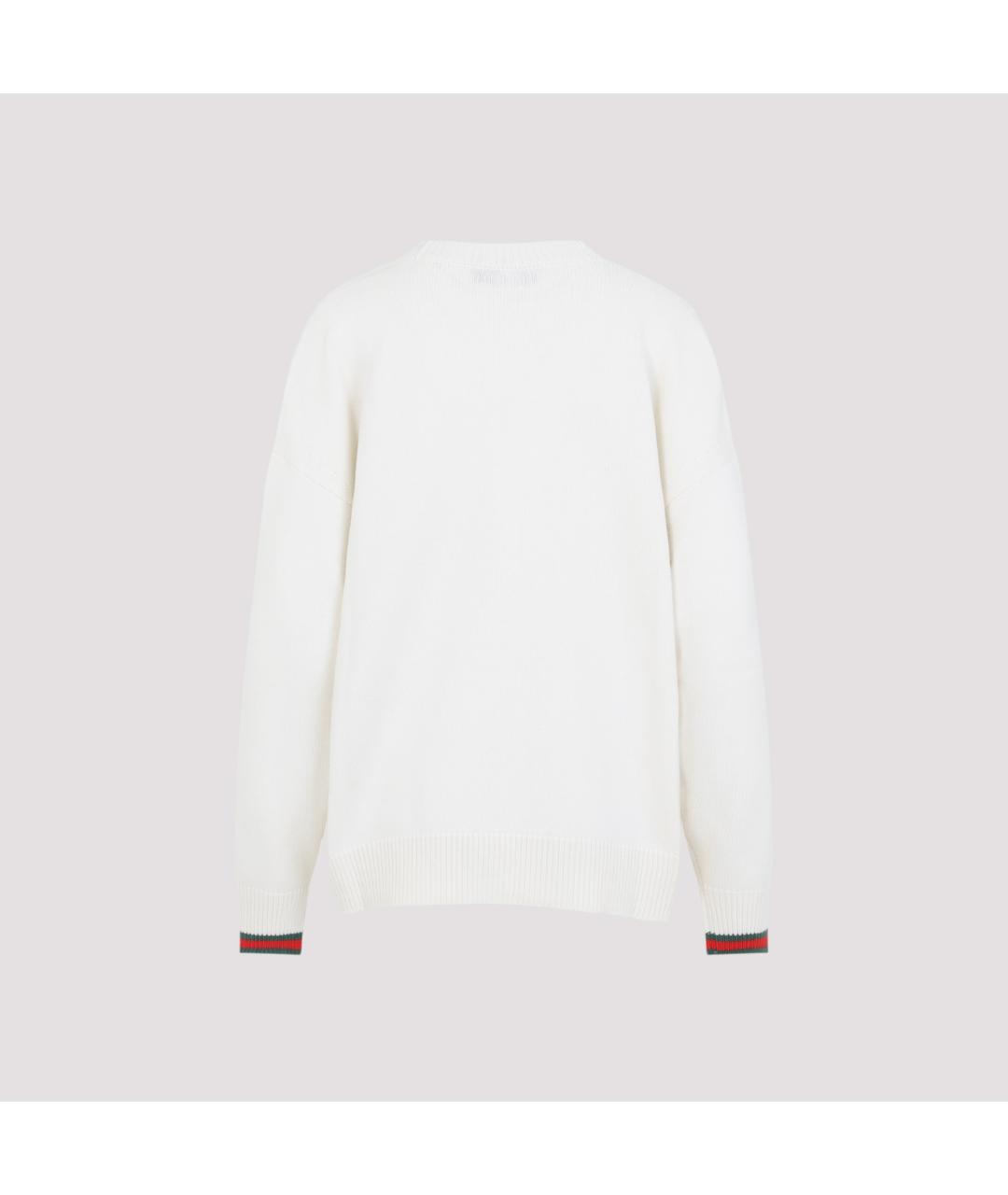 GUCCI Белый кашемировый кардиган, фото 2