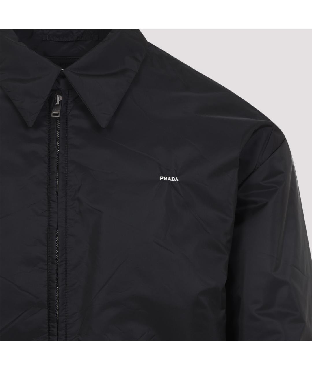 PRADA Черная полиамидовая куртка, фото 5