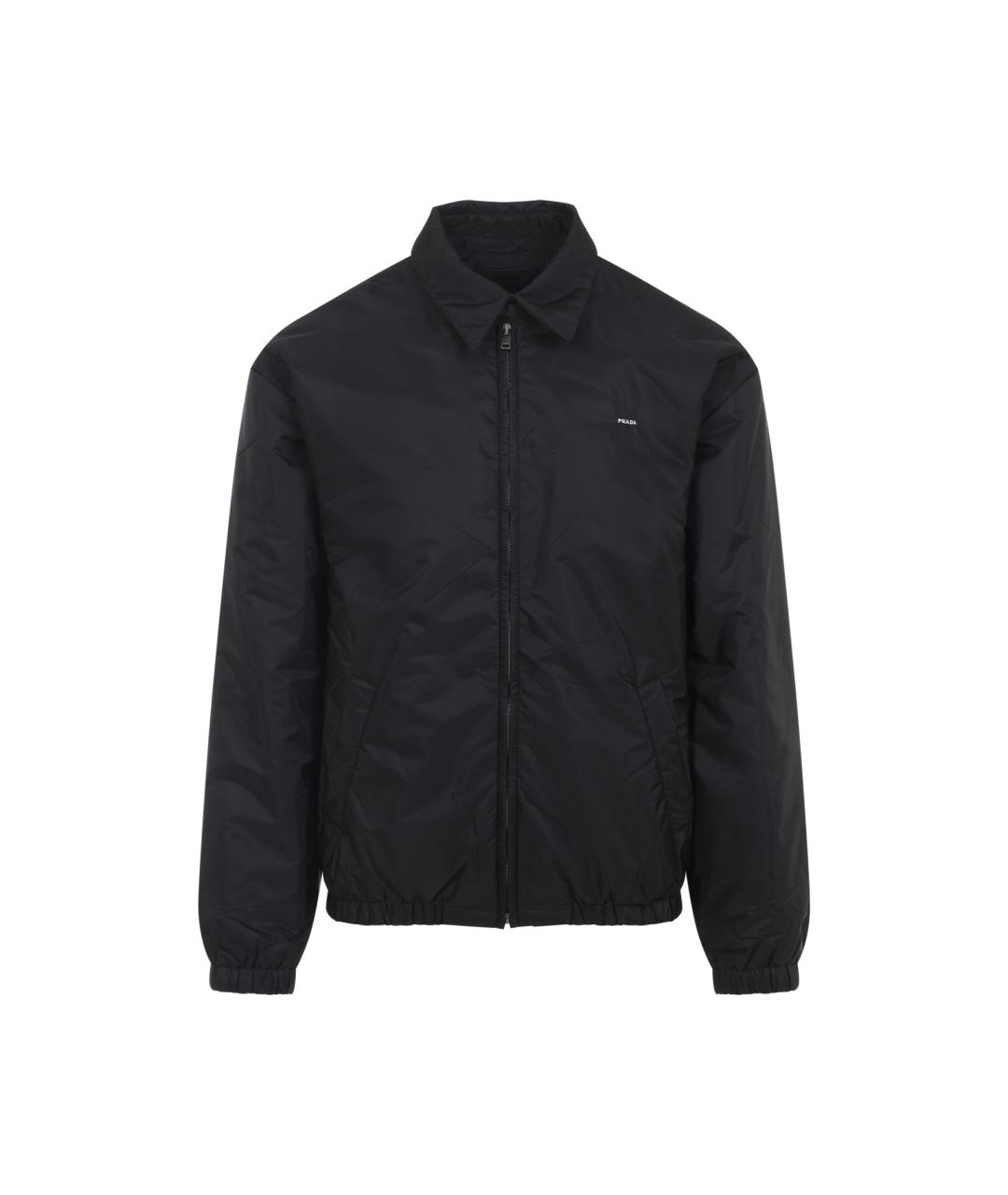 PRADA Черная полиамидовая куртка, фото 1