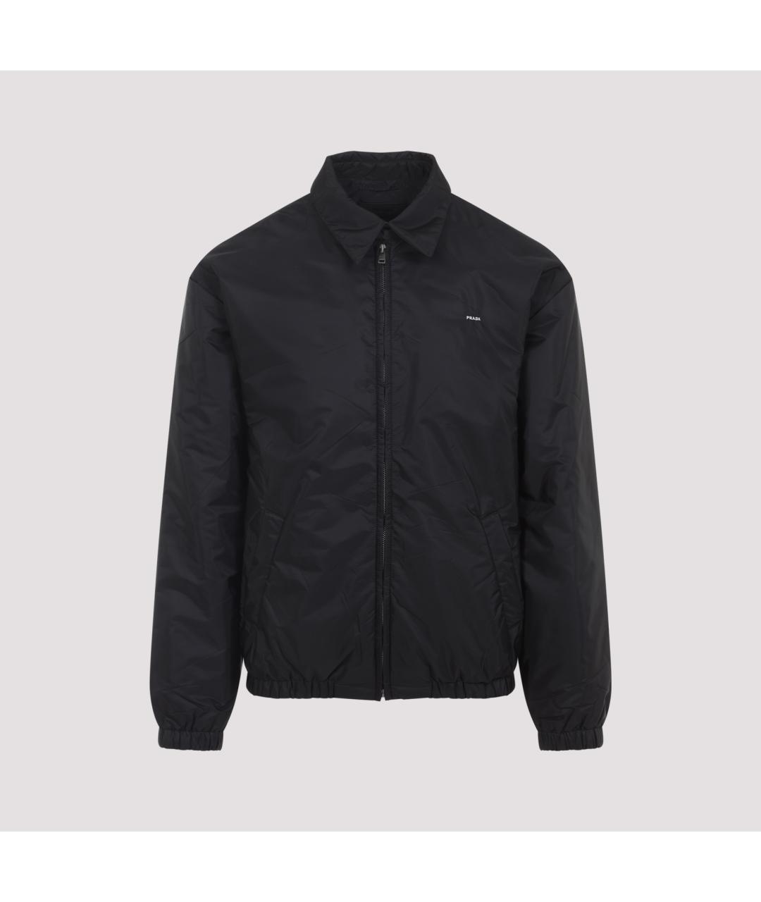 PRADA Черная полиамидовая куртка, фото 3