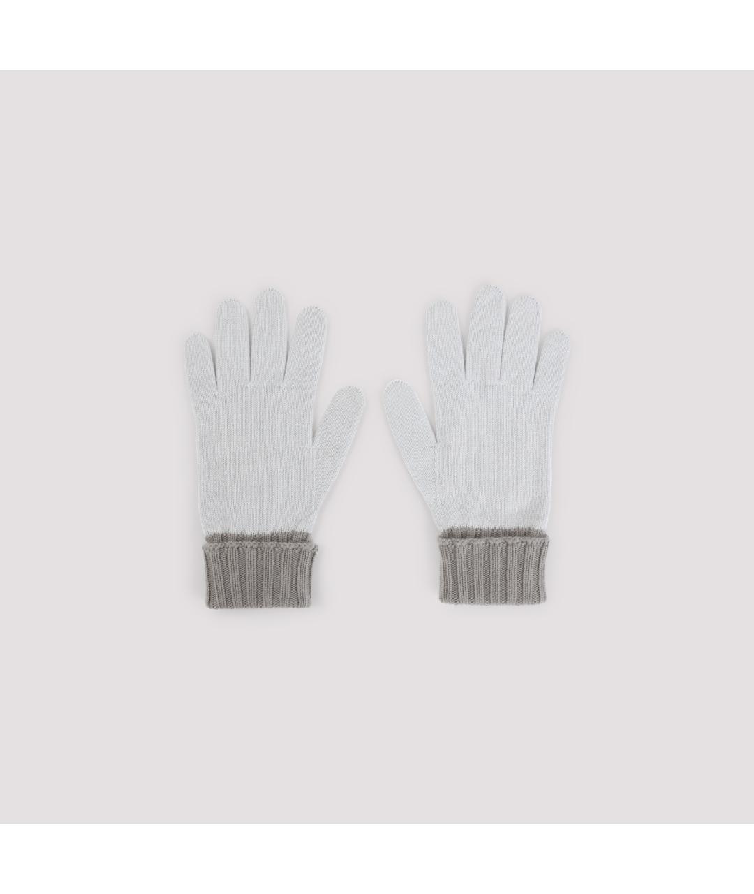 GUCCI Серые кашемировые перчатки, фото 2