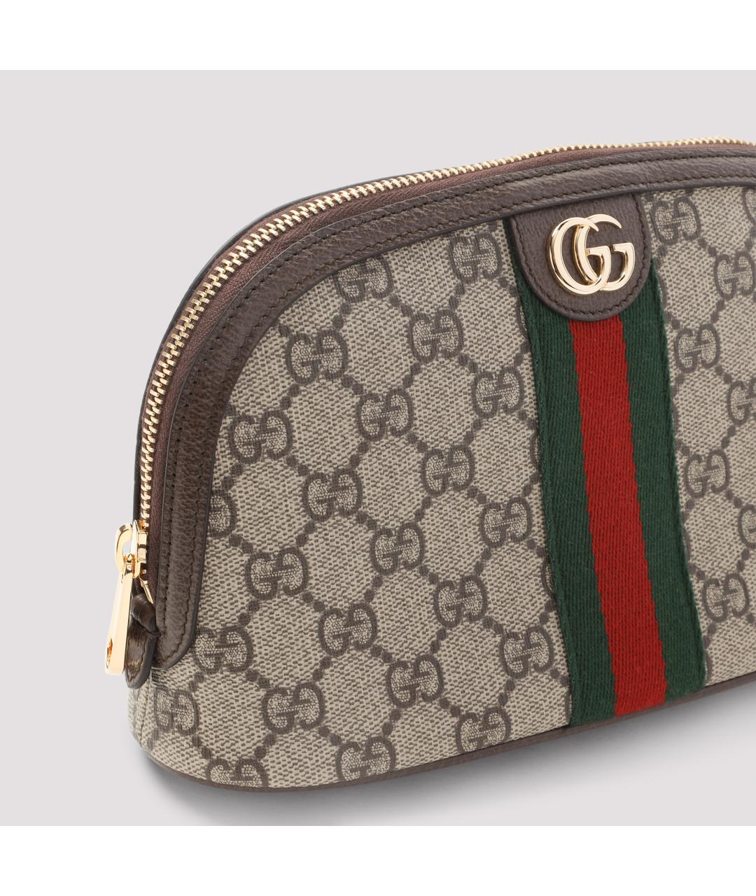 GUCCI Бежевая косметичка, фото 6