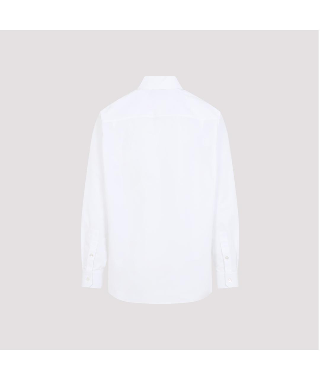 GUCCI Белая хлопковая кэжуал рубашка, фото 2