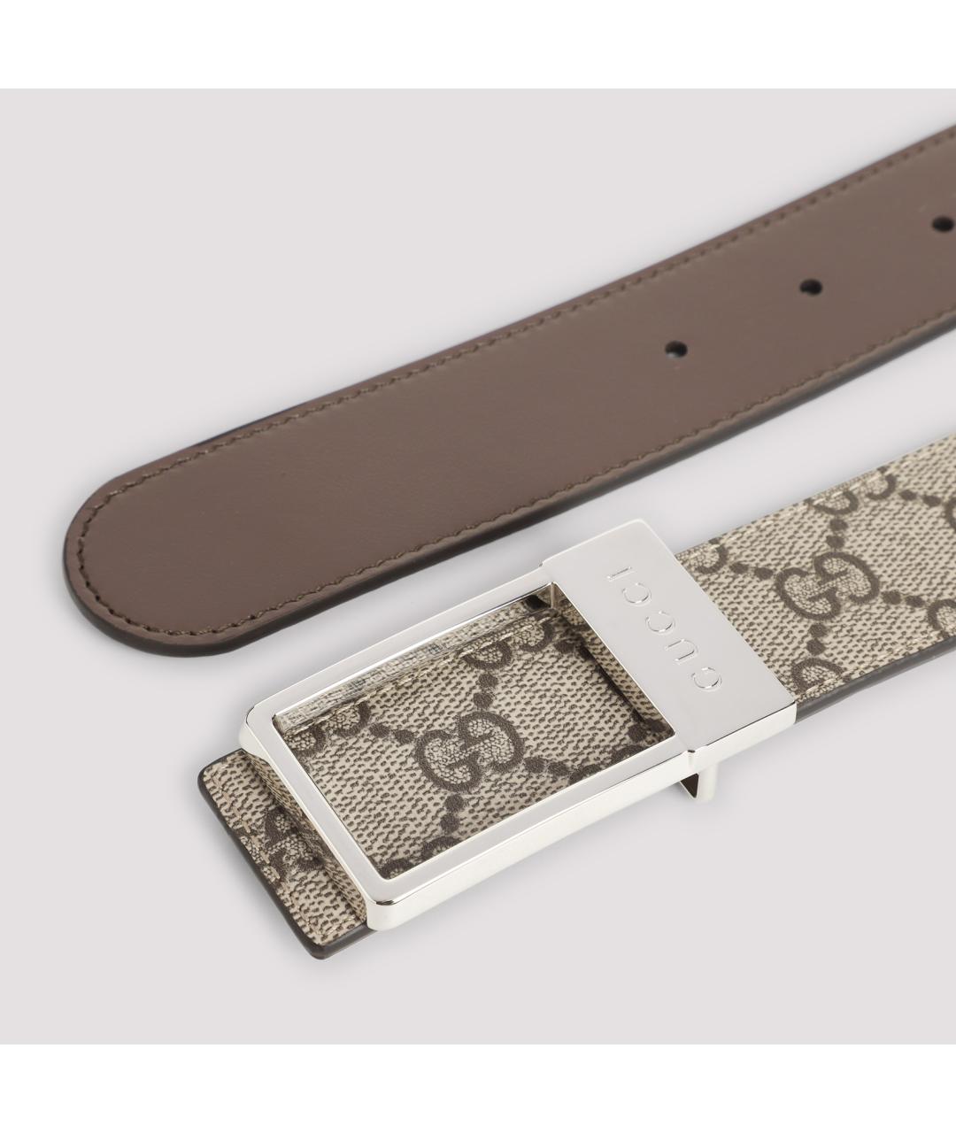 GUCCI Бежевый ремень, фото 4