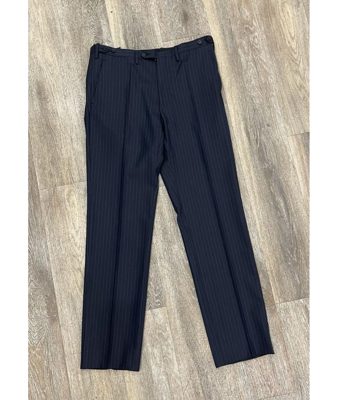 KITON Темно-синий костюм-тройка, фото 2