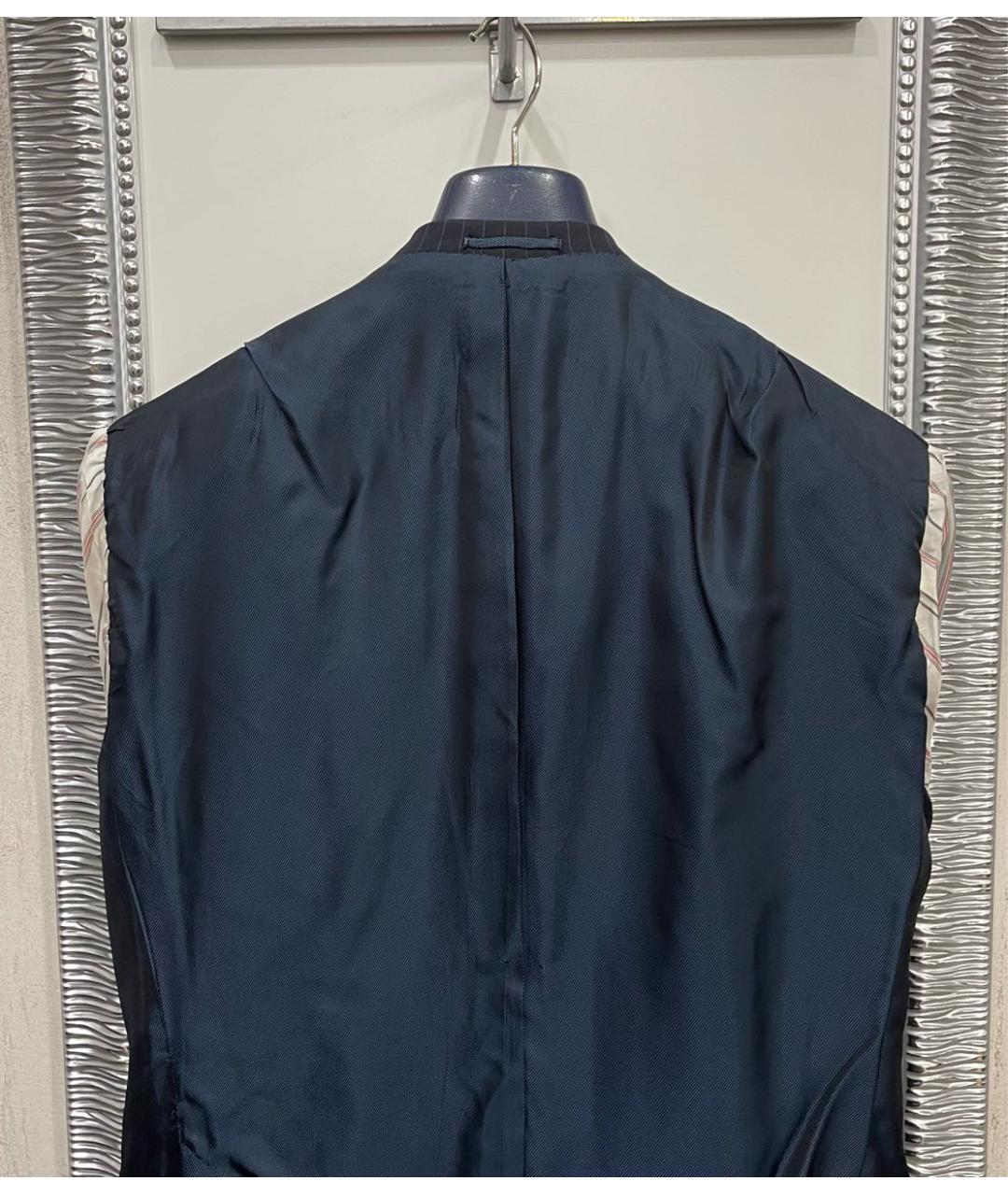 KITON Темно-синий костюм-тройка, фото 4