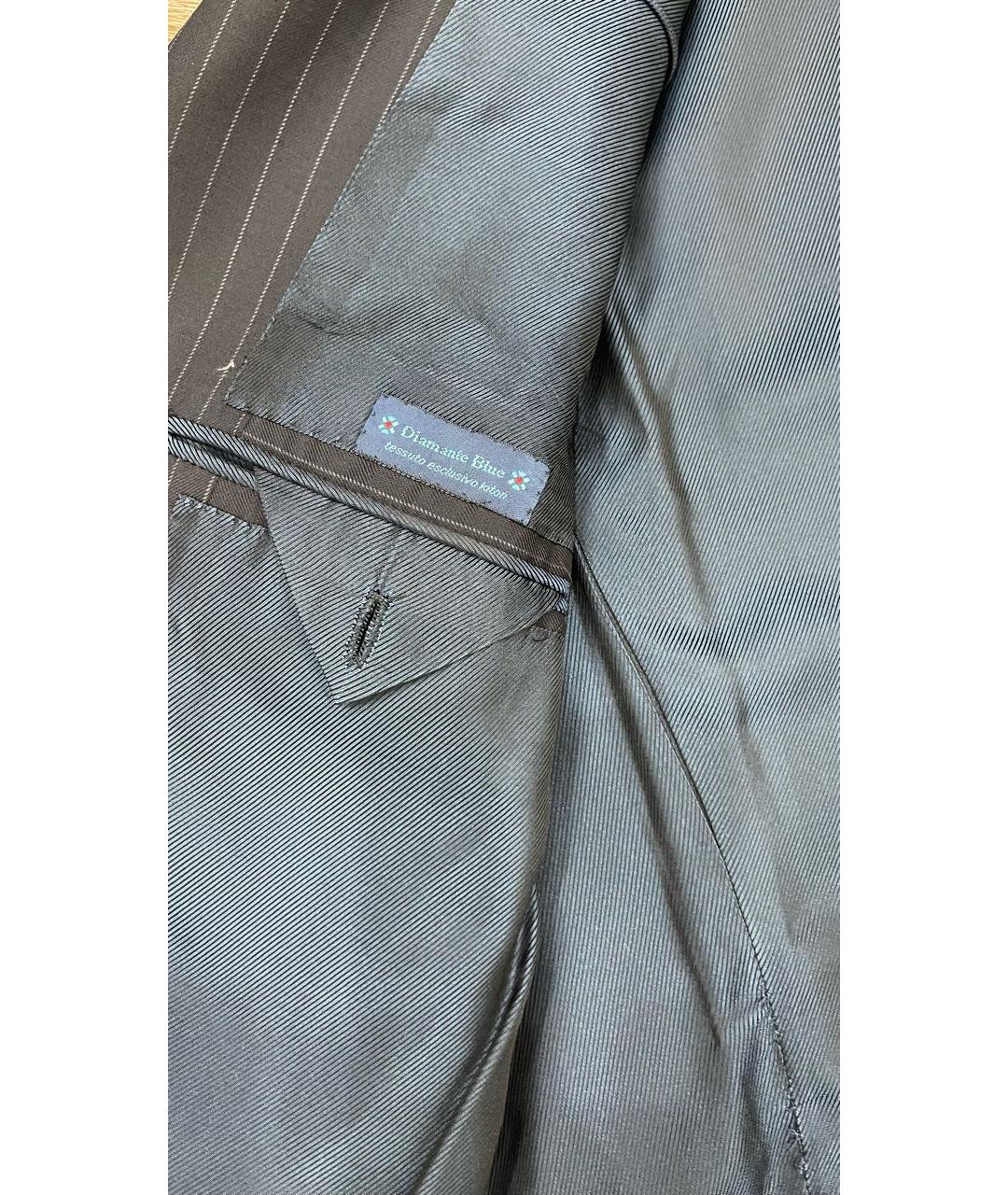 KITON Темно-синий костюм-тройка, фото 7