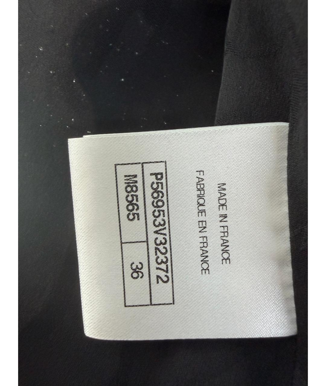 CHANEL Черное полиамидовое пальто, фото 7