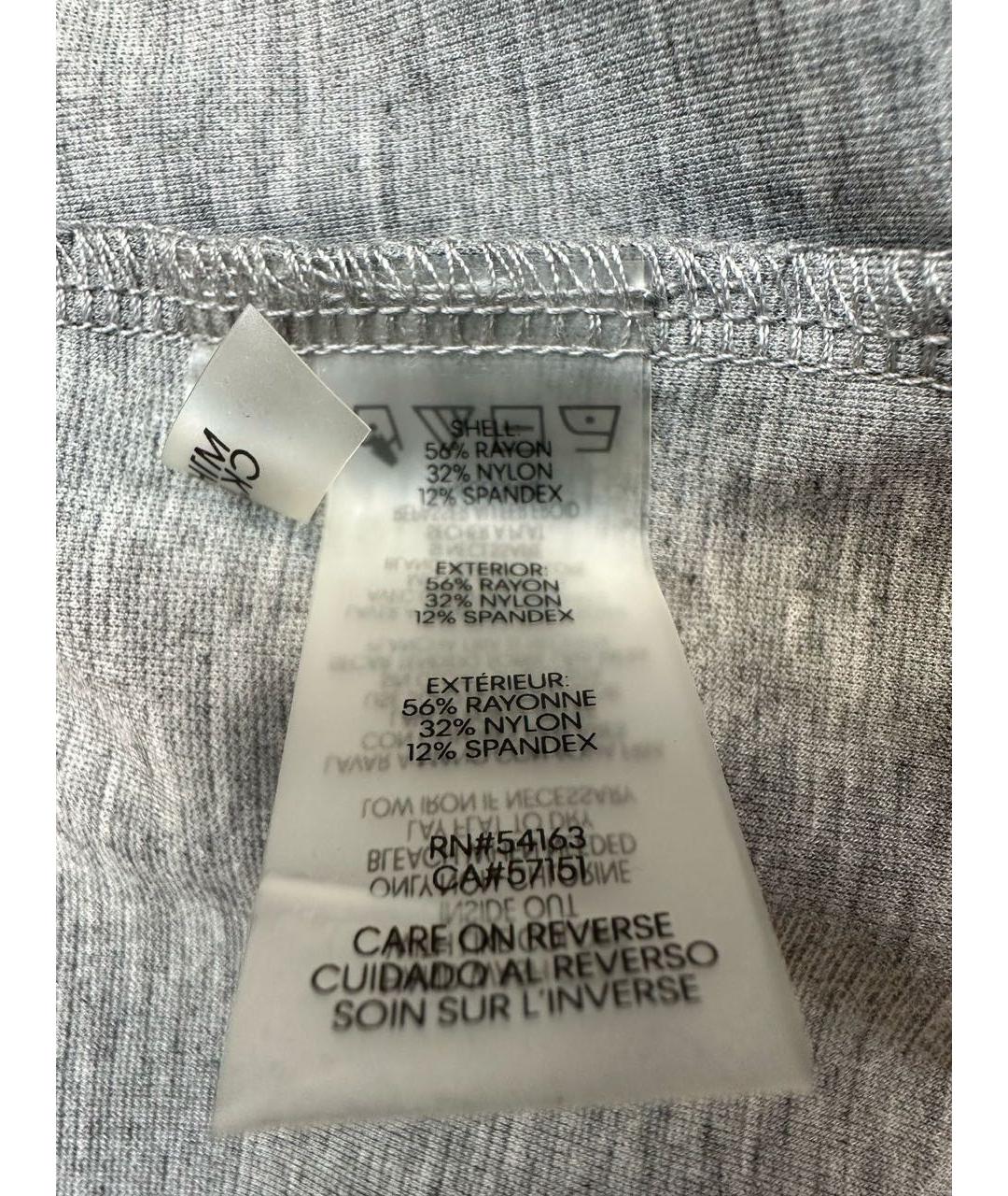 CALVIN KLEIN Серые вискозные спортивные брюки и шорты, фото 5