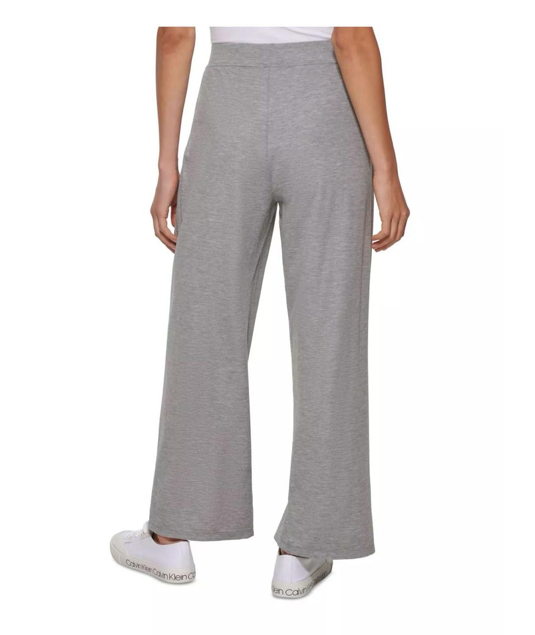 CALVIN KLEIN Серые вискозные спортивные брюки и шорты, фото 7