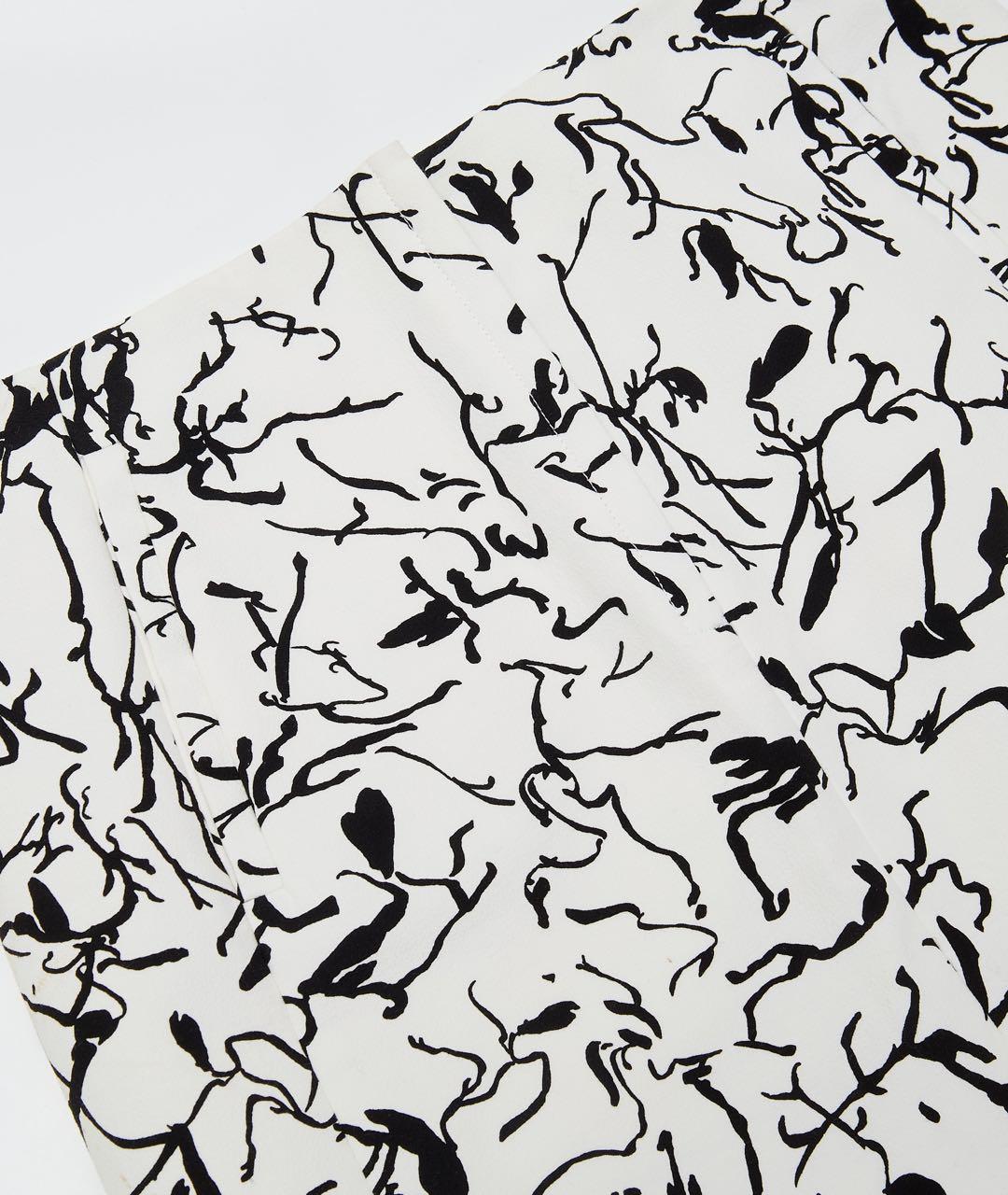 BALENCIAGA Белая хлопковая юбка мини, фото 3