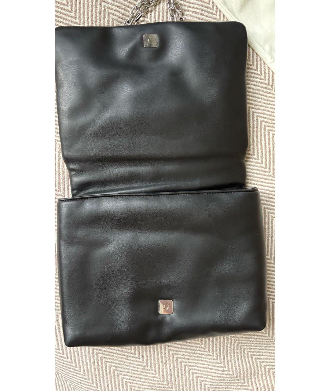 KARL LAGERFELD Черная сумка через плечо из искусственной кожи, фото 3