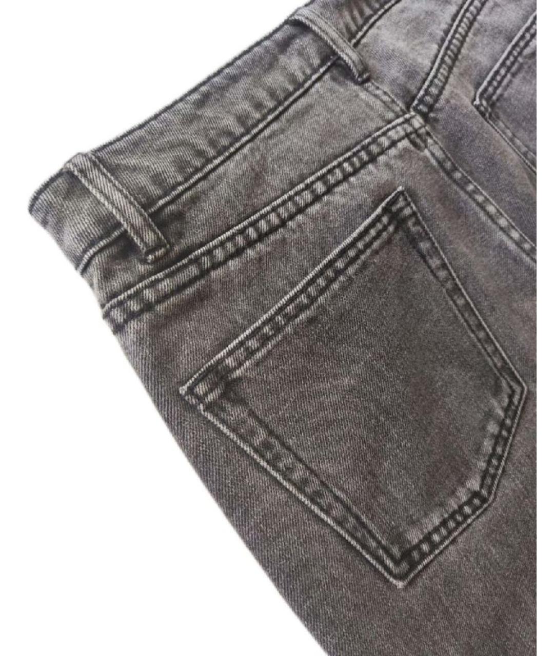 12 STOREEZ Антрацитовые хлопковые джинсы слим, фото 6