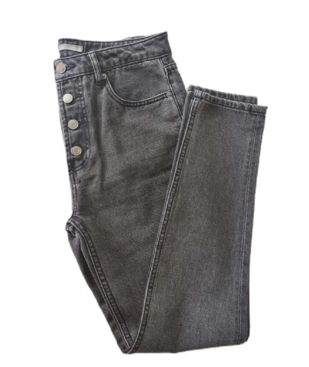 12 STOREEZ Антрацитовые хлопковые джинсы слим, фото 7