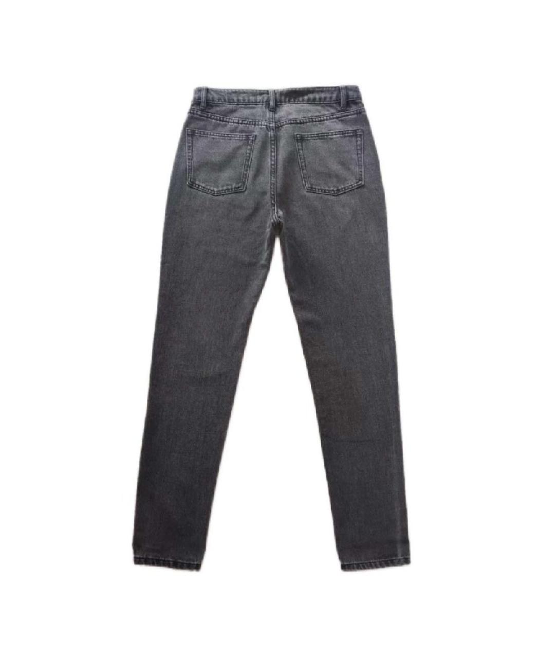 12 STOREEZ Антрацитовые хлопковые джинсы слим, фото 2