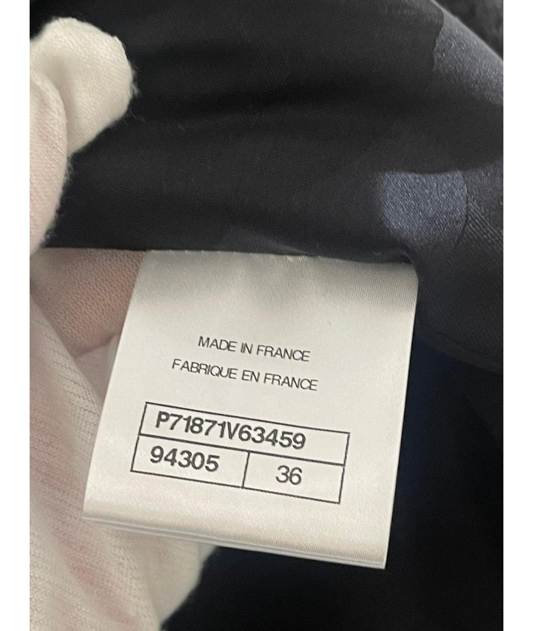 CHANEL Черное шерстяное пальто, фото 5