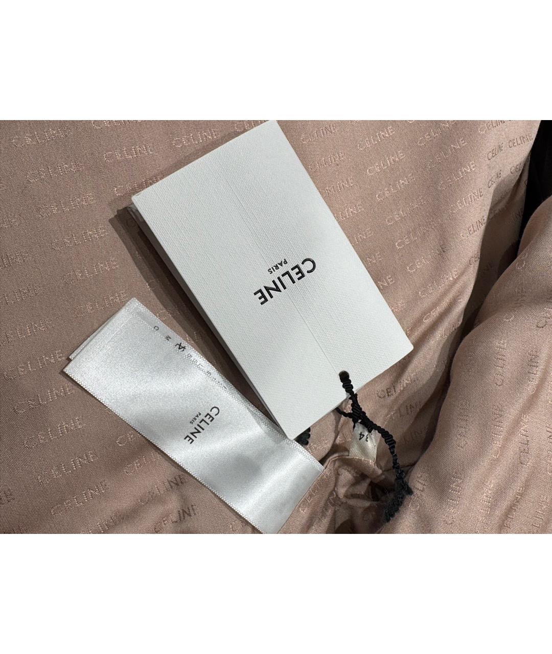 CELINE Розовый твидовый жакет/пиджак, фото 6