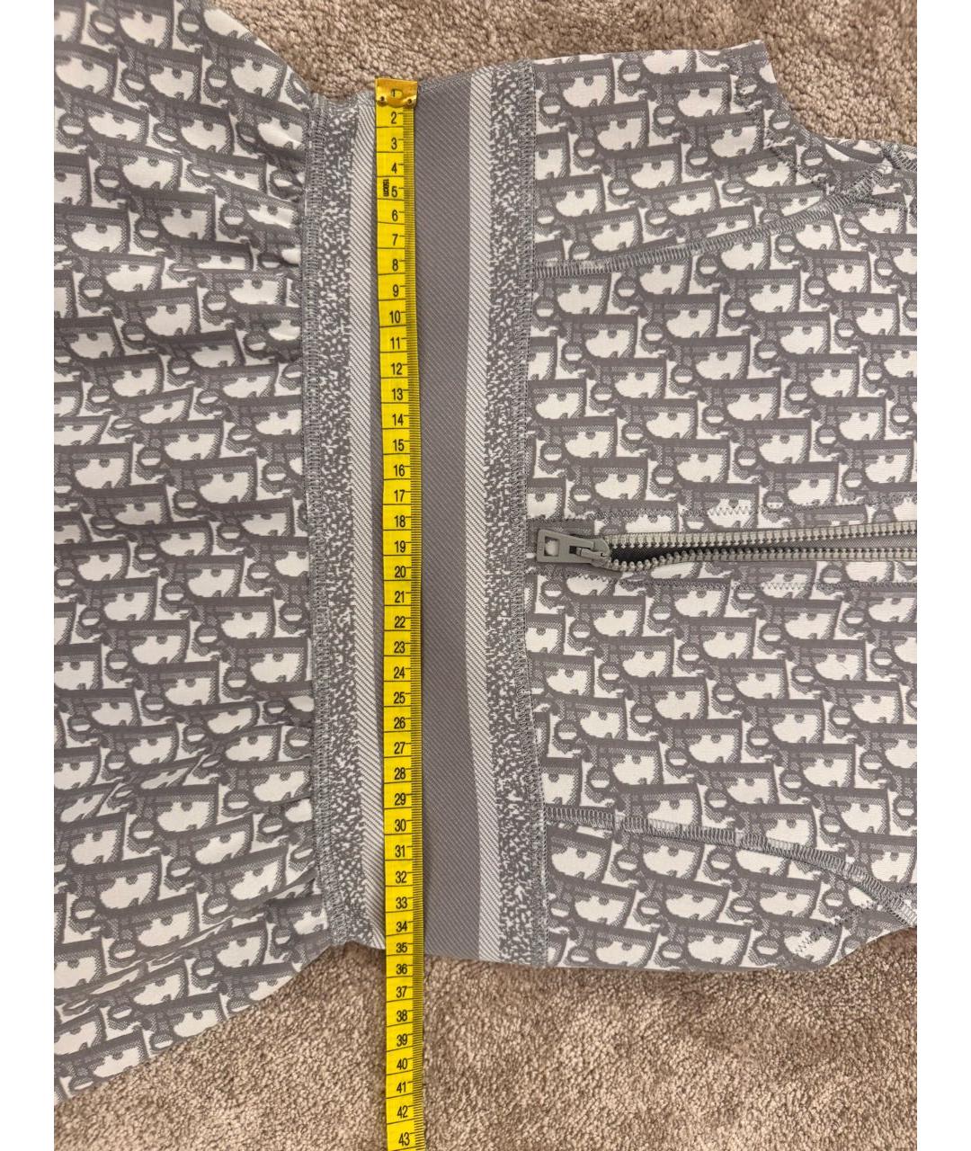 CHRISTIAN DIOR Серое полиамидовое повседневное платье, фото 6