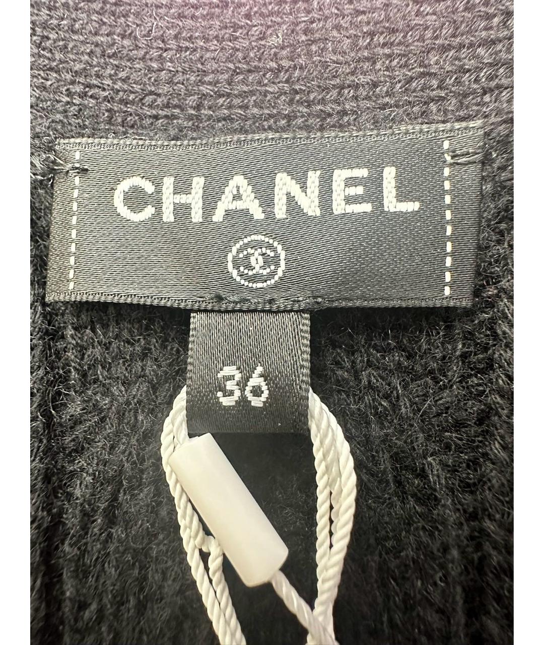 CHANEL Черный хлопковый джемпер / свитер, фото 4