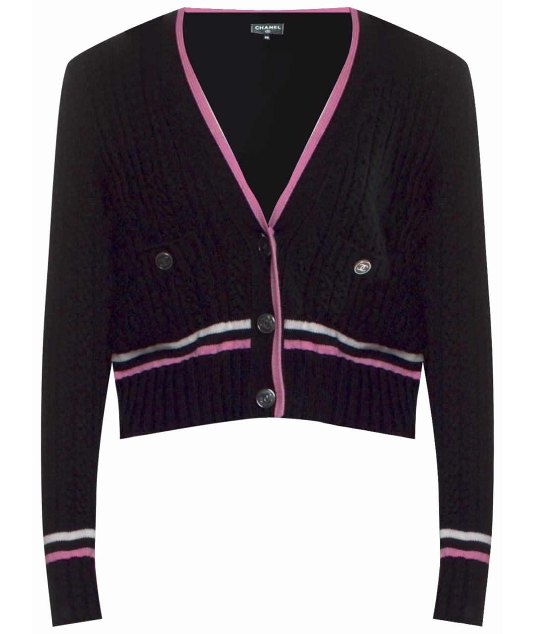 CHANEL Черный хлопковый джемпер / свитер, фото 1