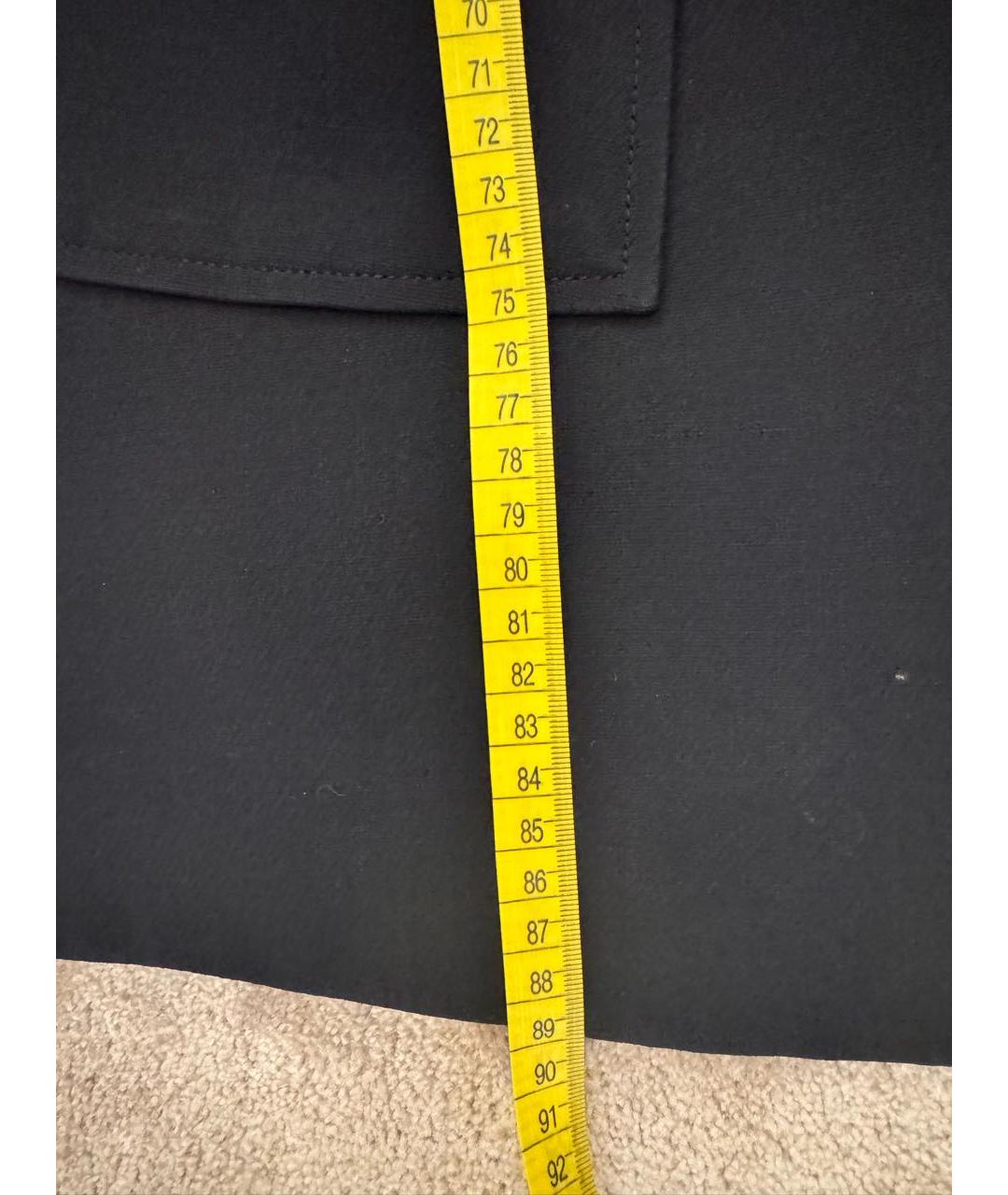 LOUIS VUITTON Черное шерстяное коктейльное платье, фото 7
