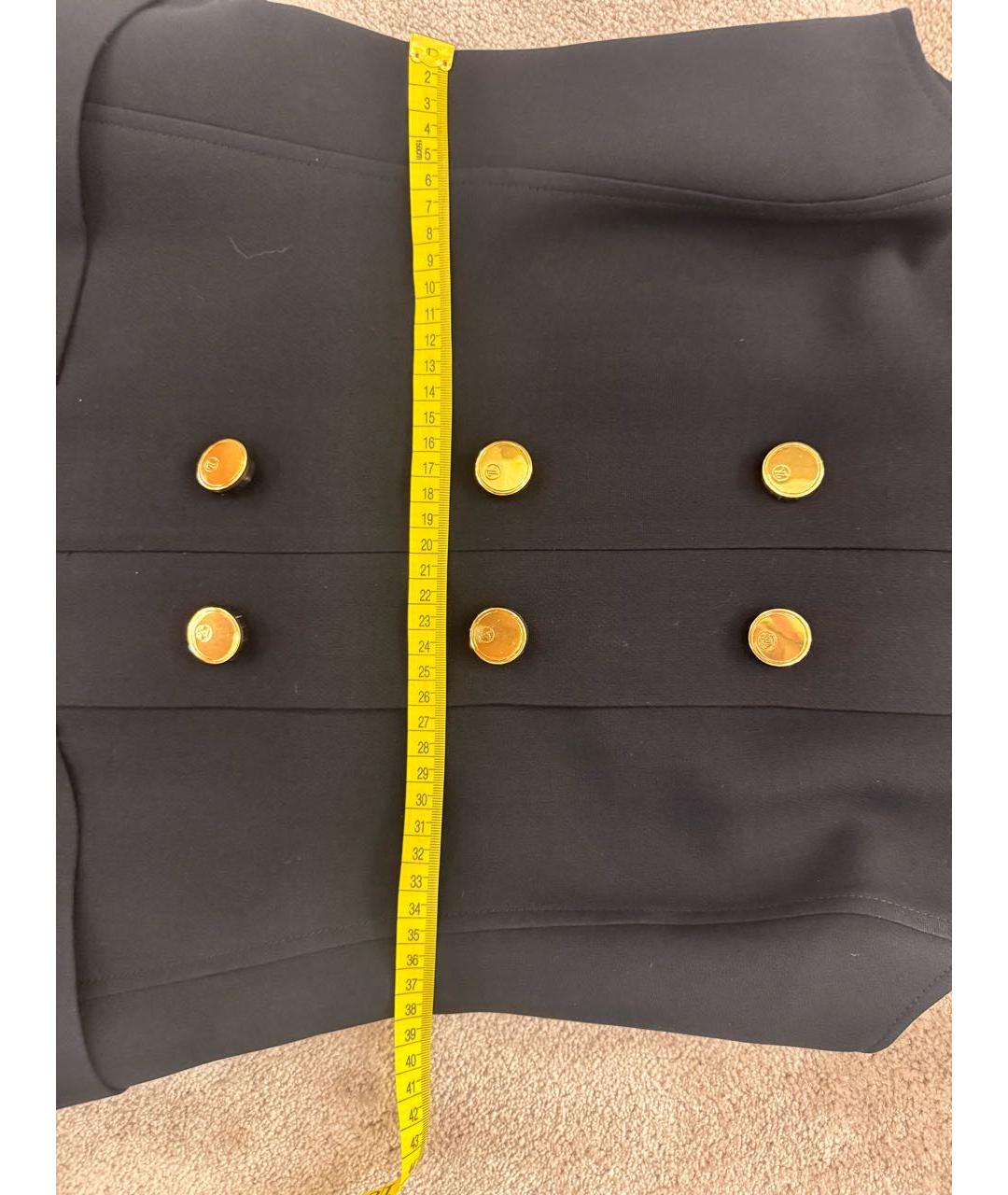 LOUIS VUITTON Черное шерстяное коктейльное платье, фото 5