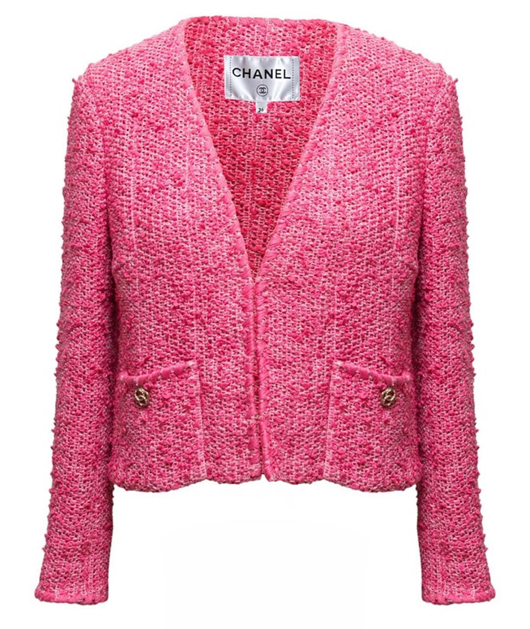 CHANEL Розовое хлопковое пальто, фото 1