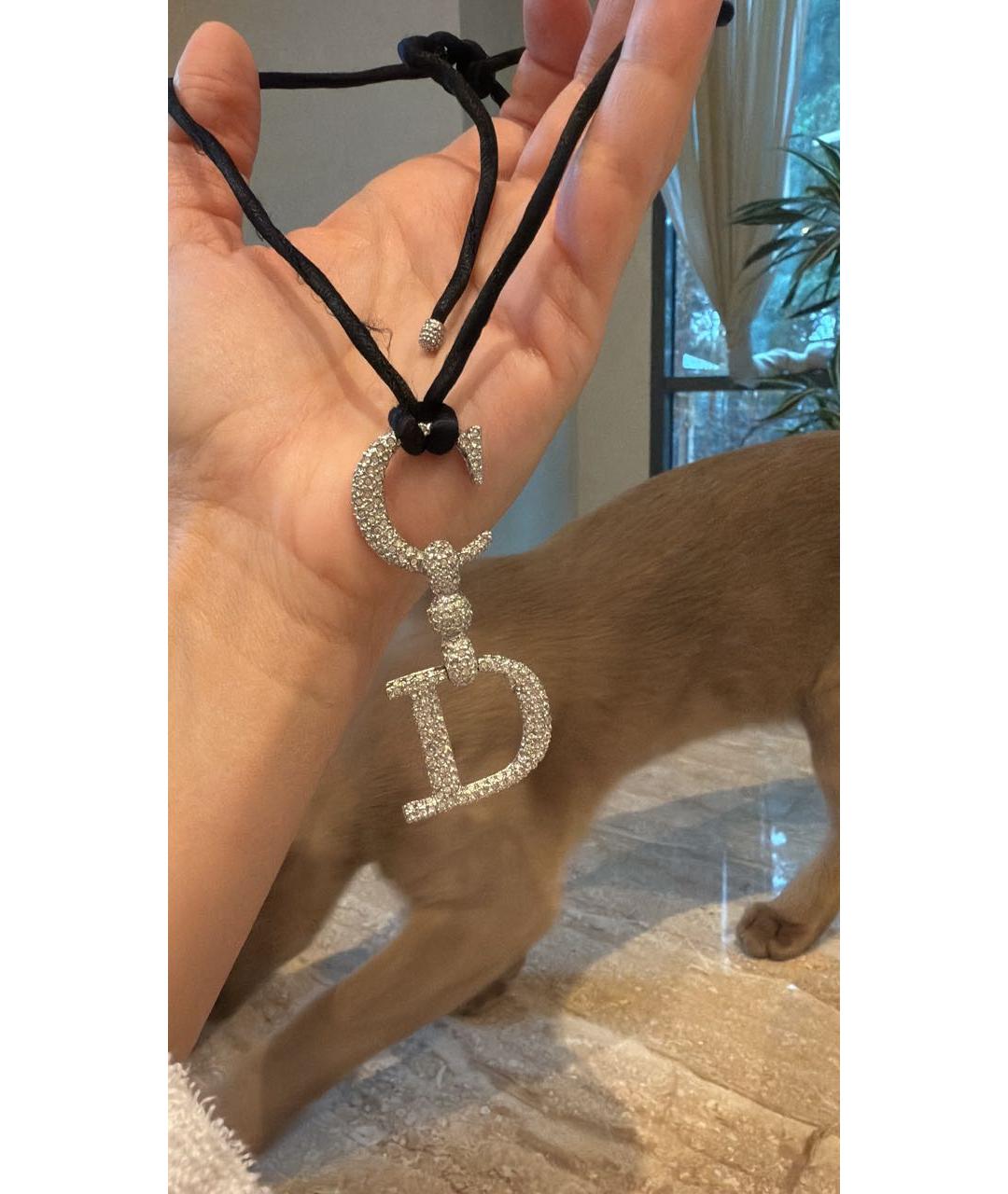 CHRISTIAN DIOR Белая подвеска, фото 2