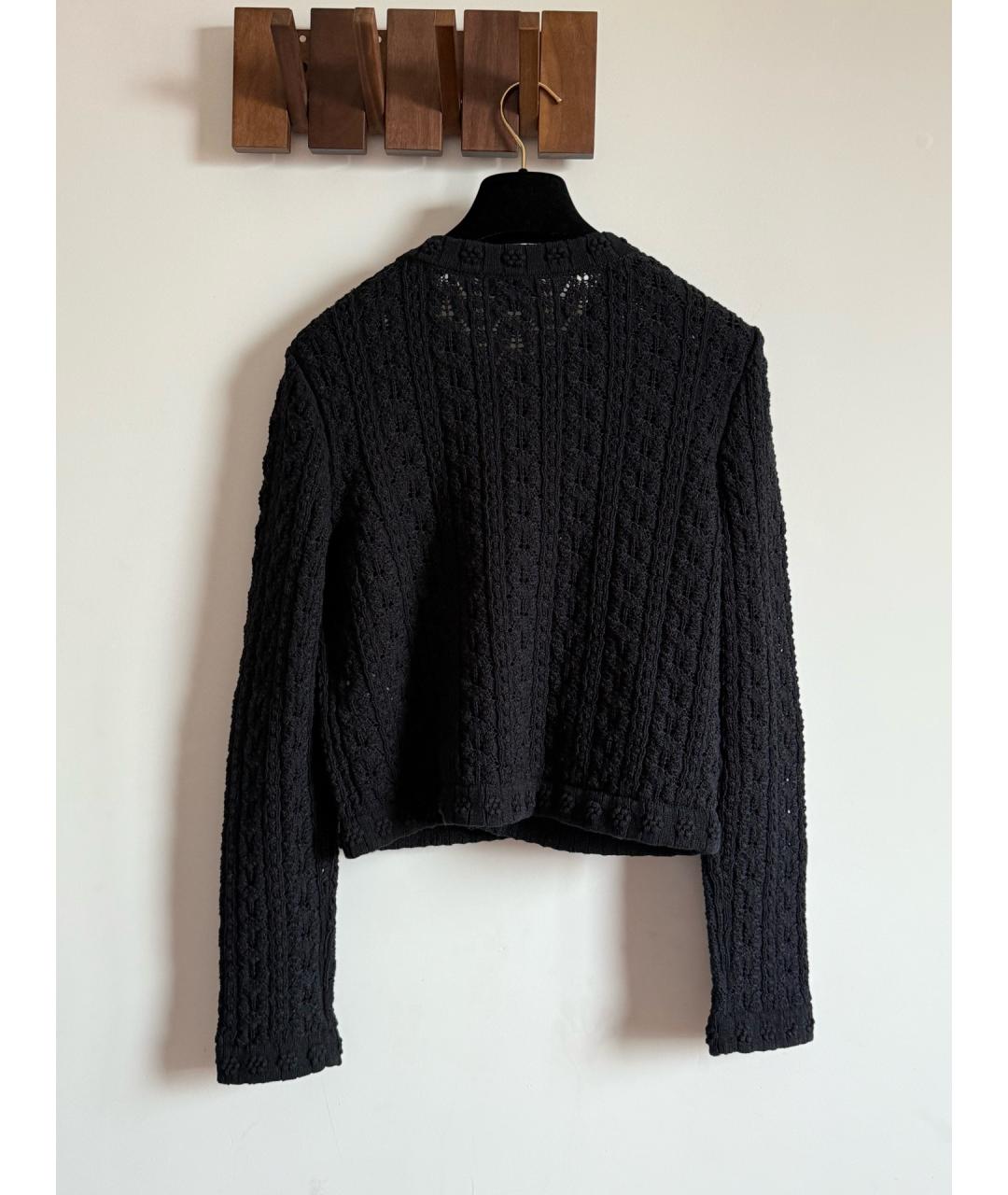 CHANEL Черная хлопковая жилетка, фото 3