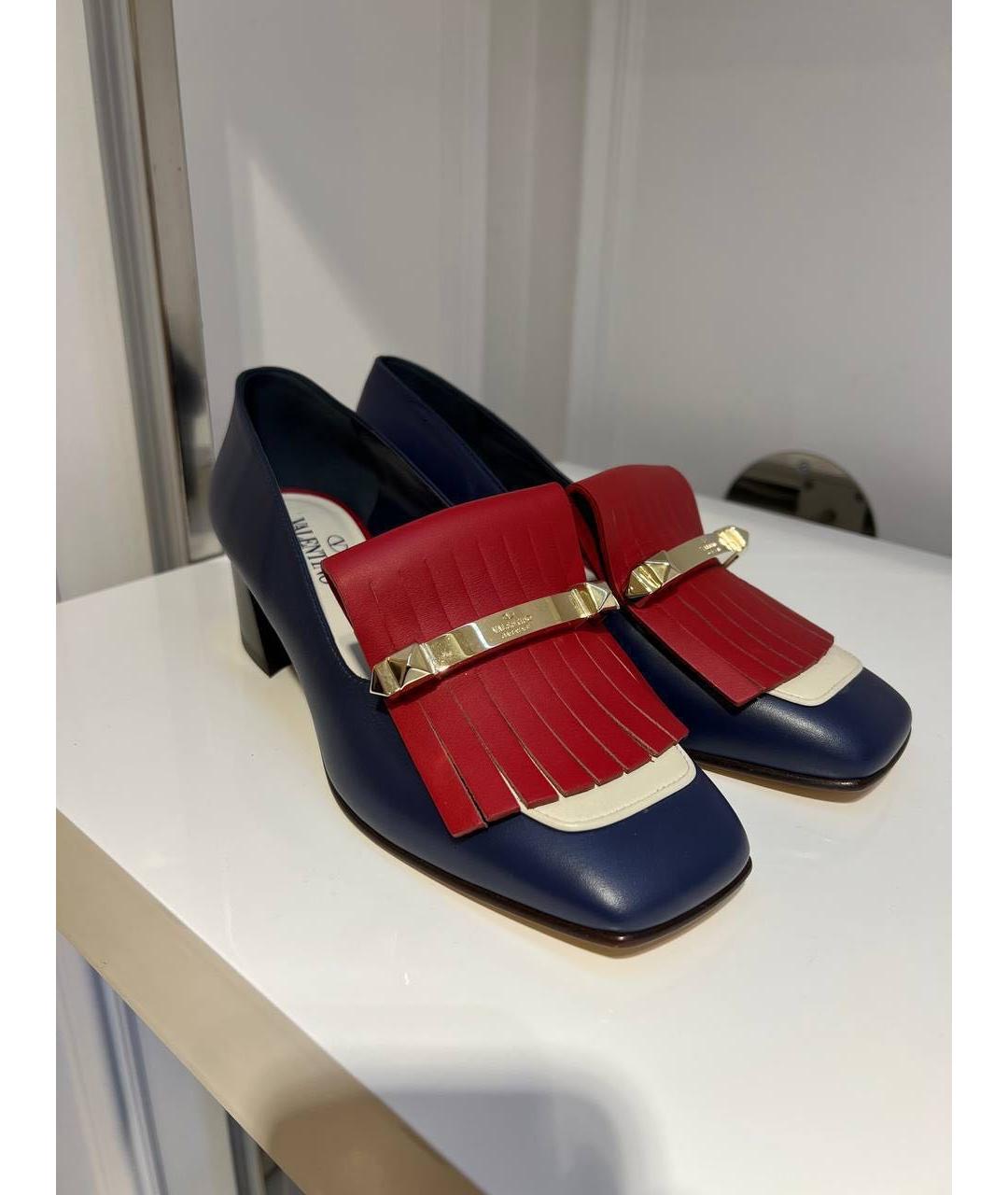 VALENTINO Темно-синие туфли, фото 4