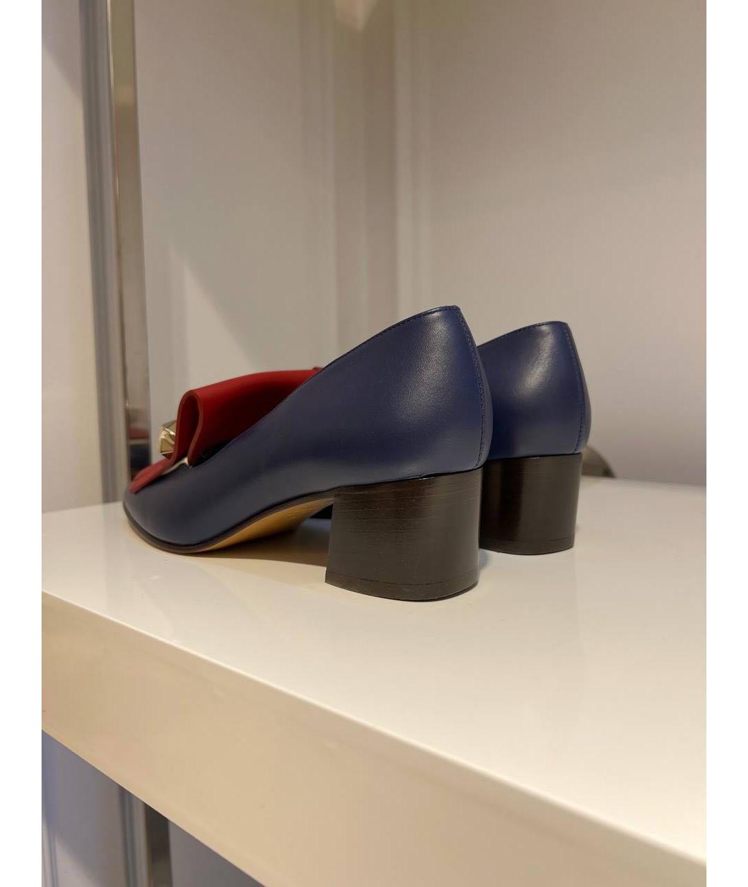 VALENTINO Темно-синие туфли, фото 3