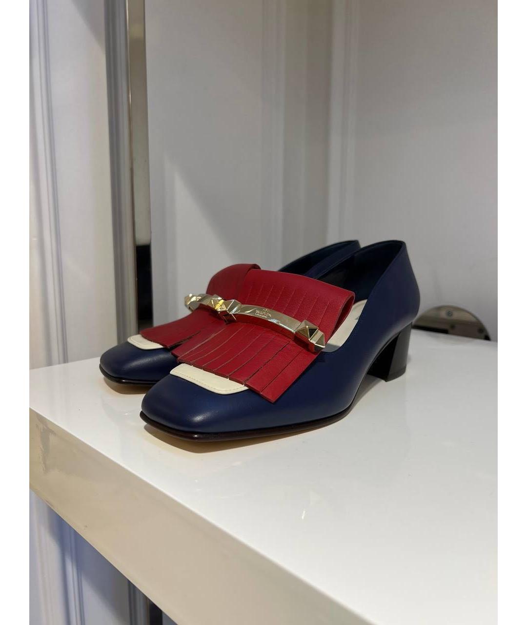 VALENTINO Темно-синие туфли, фото 2