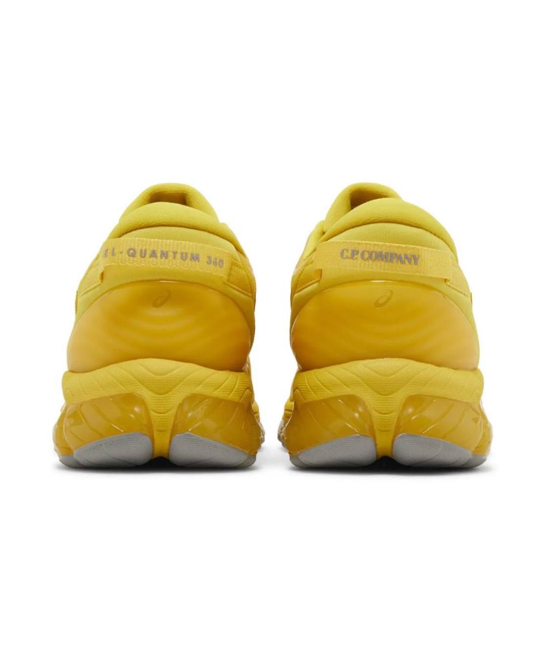 CP COMPANY Желтые текстильные низкие кроссовки / кеды, фото 4