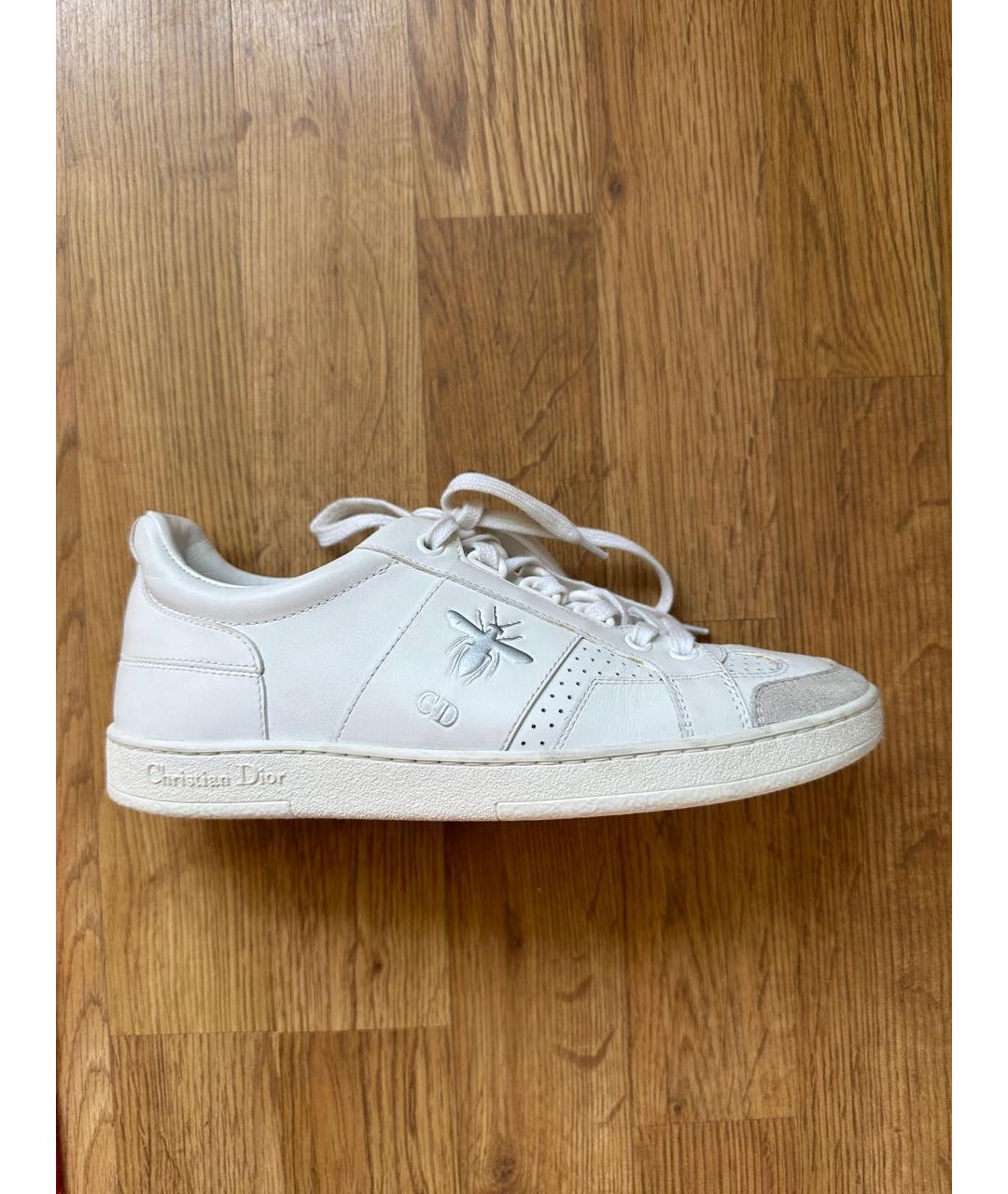CHRISTIAN DIOR Белые кожаные кеды, фото 9