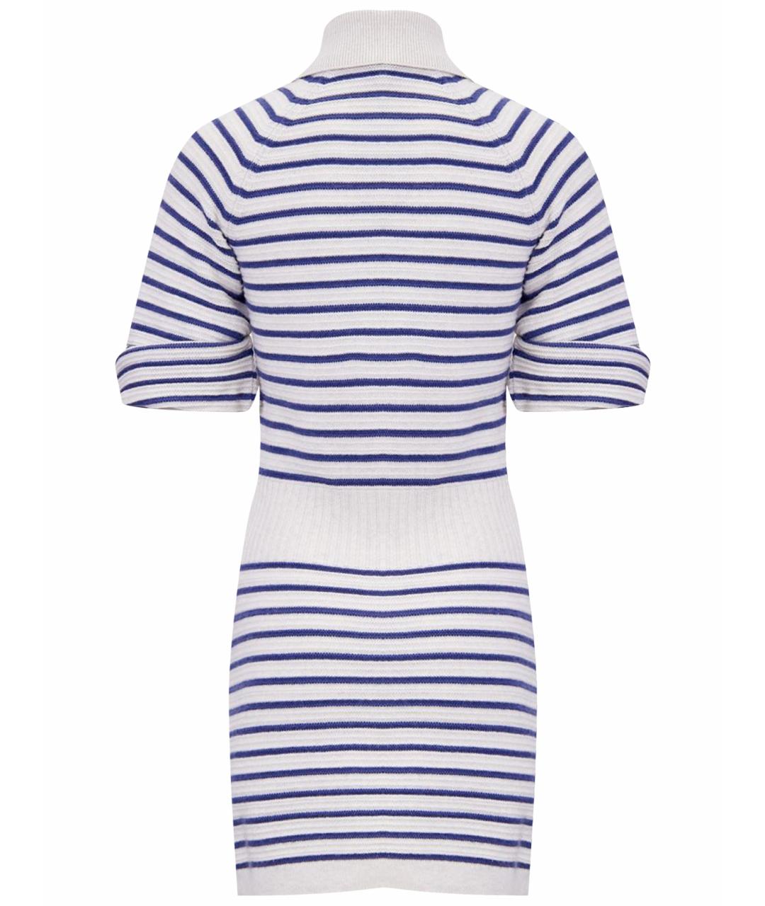 CHANEL Белое кашемировое повседневное платье, фото 8