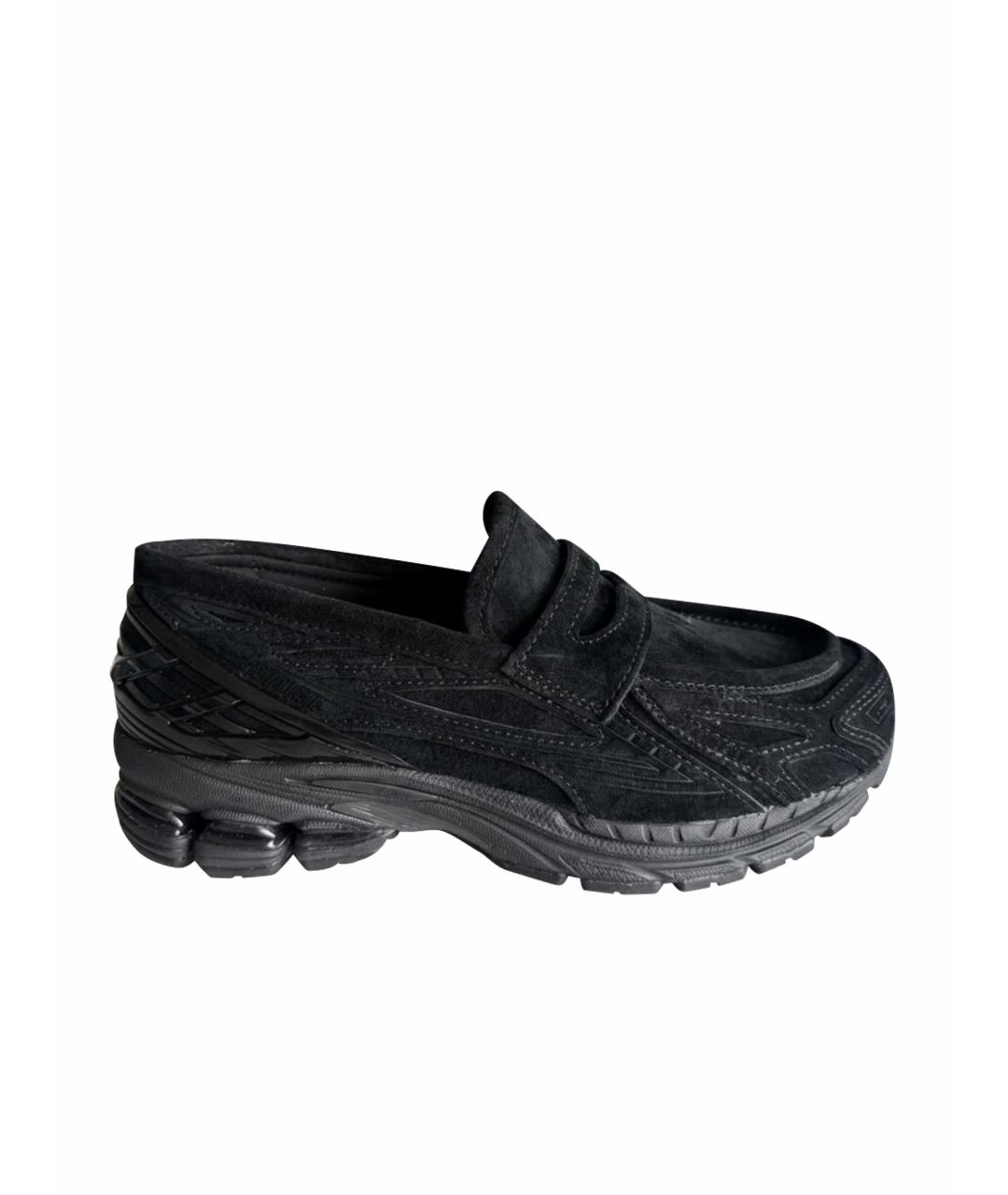 NEW BALANCE Черные замшевые лоферы, фото 1