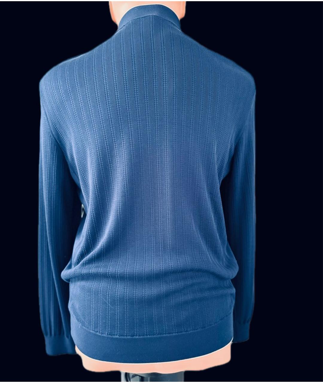 STEFANO RICCI Темно-синяя замшевая куртка, фото 2