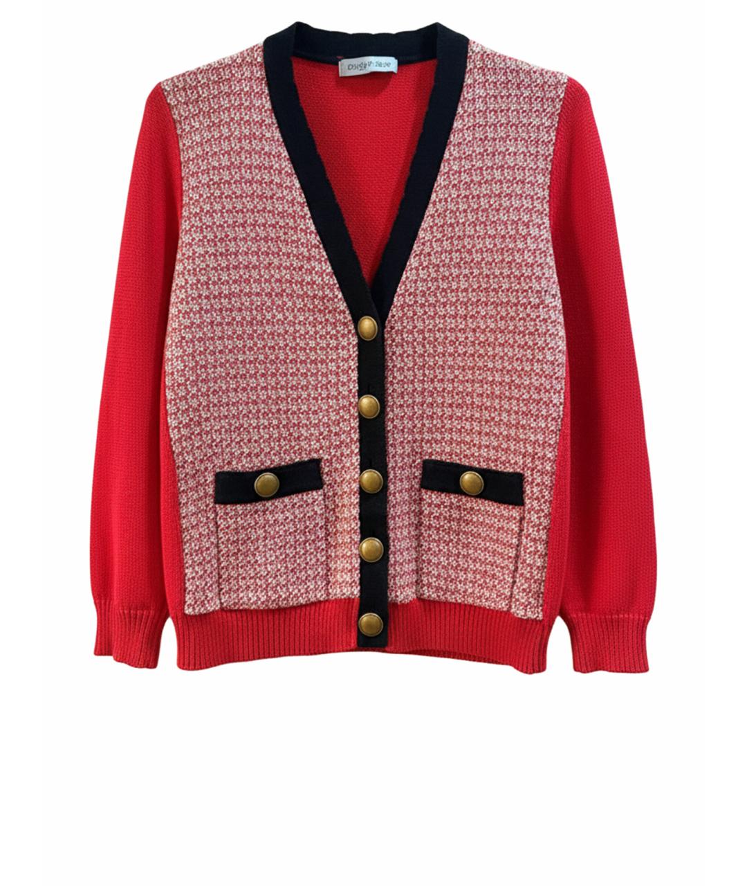 PINKO Красный полиэстеровый кардиган, фото 1
