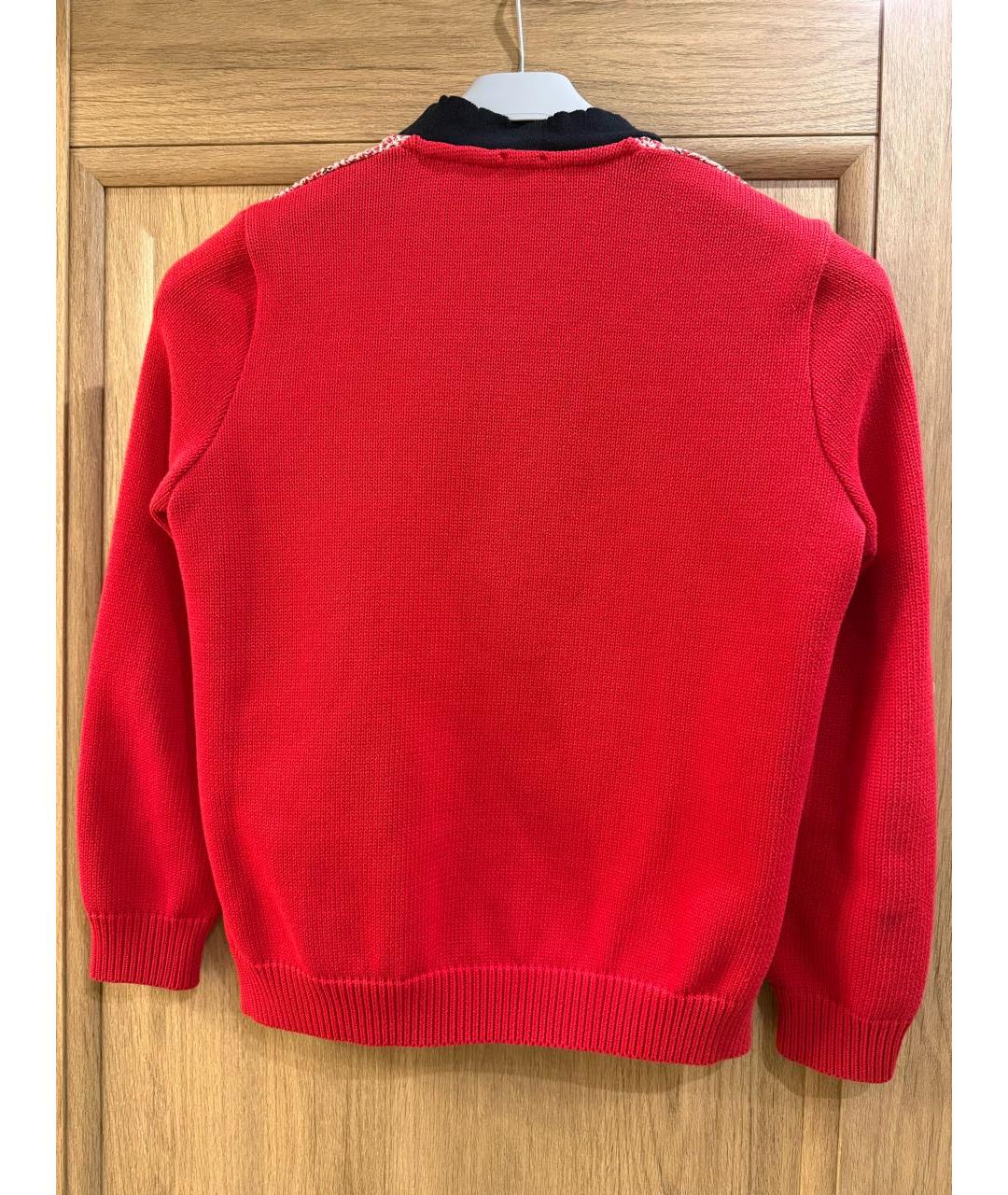 PINKO Красный полиэстеровый кардиган, фото 2