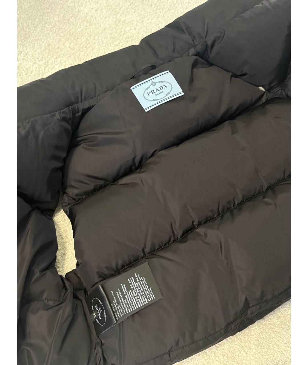 PRADA Черный полиамидовый жилет, фото 5