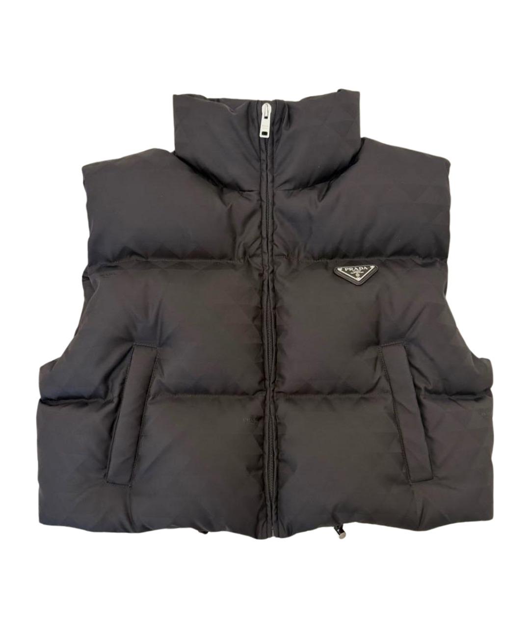 PRADA Черный полиамидовый жилет, фото 1