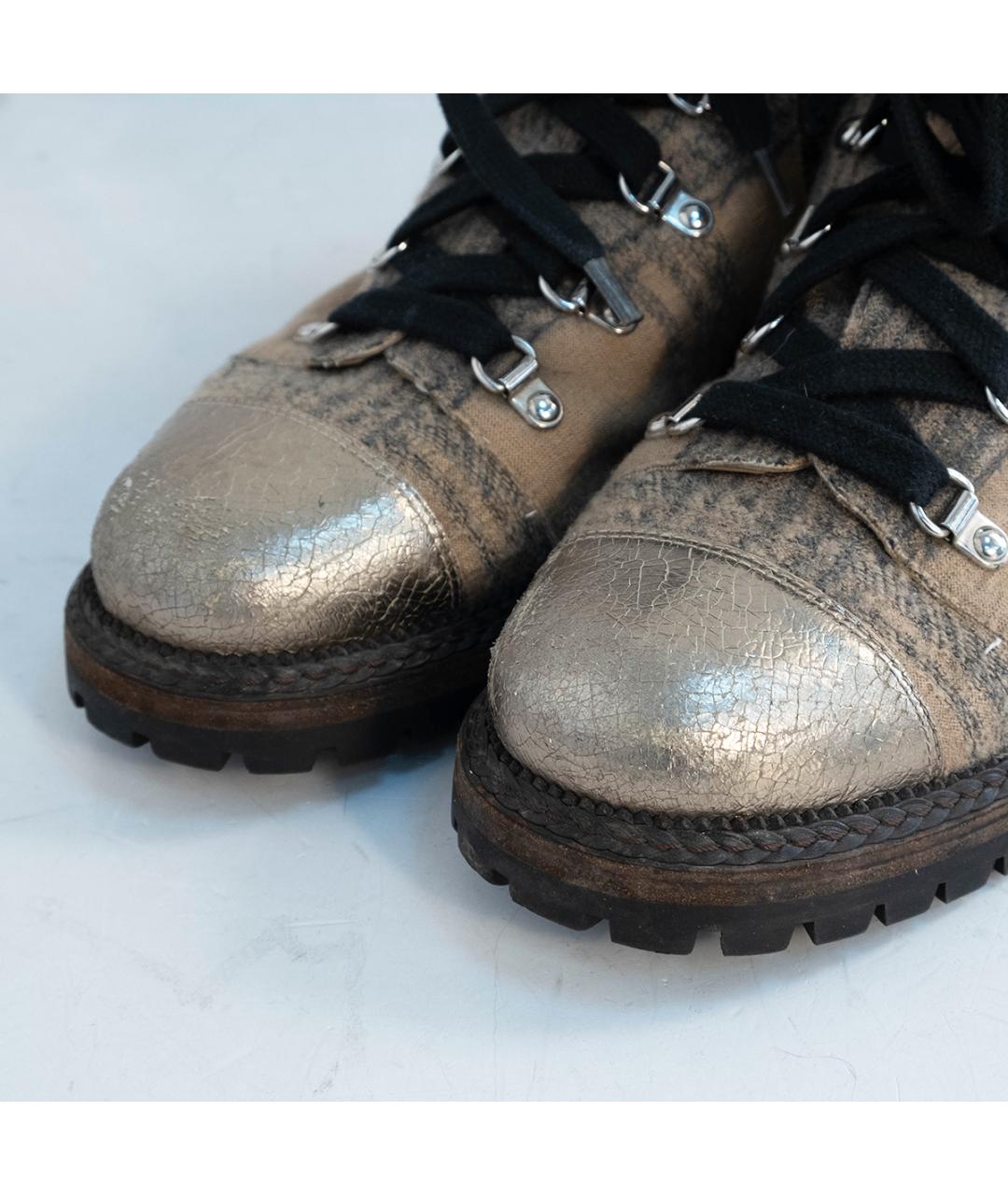 CHANEL Мульти текстильные ботинки, фото 3