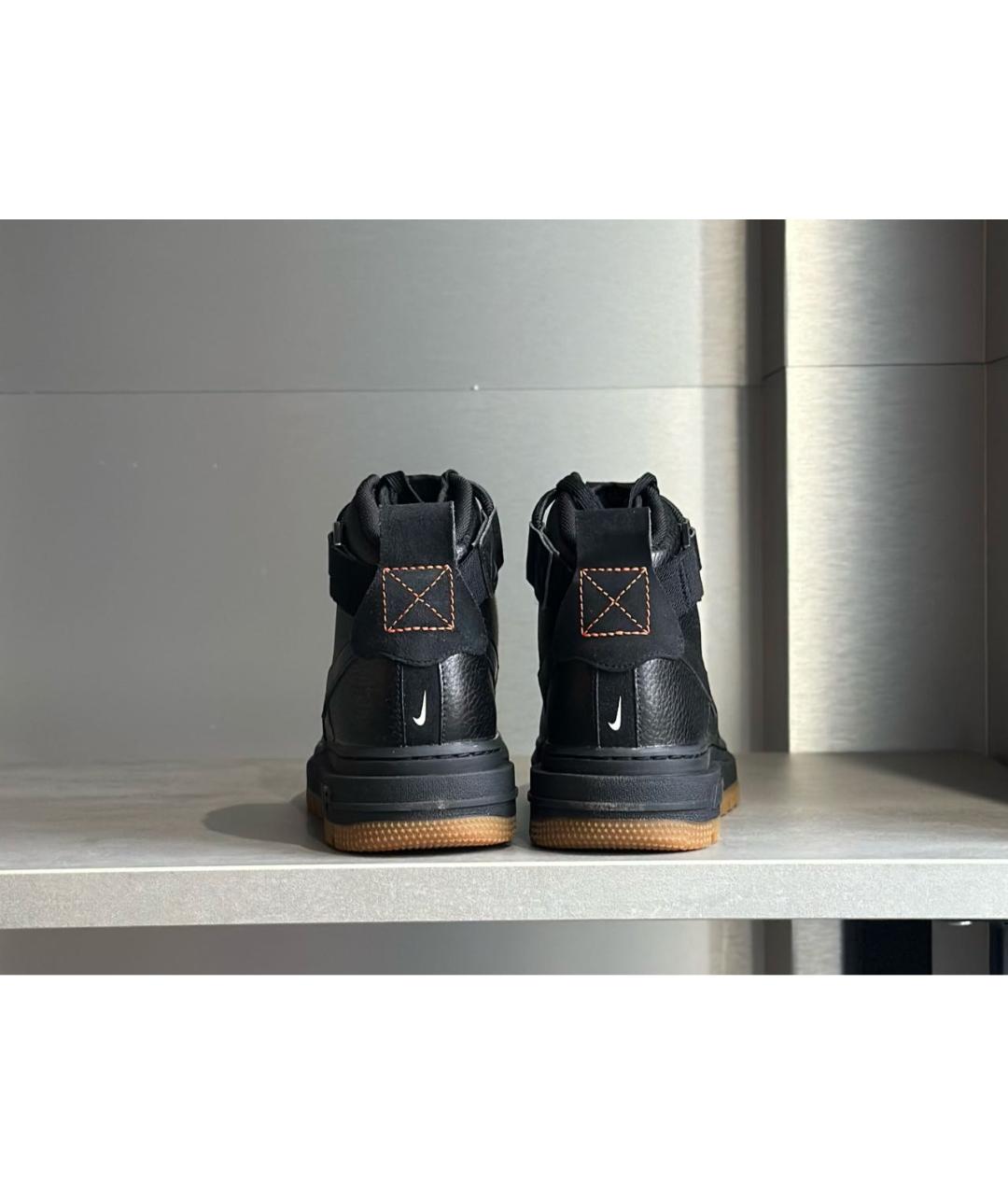 NIKE Черные кожаные ботинки, фото 2