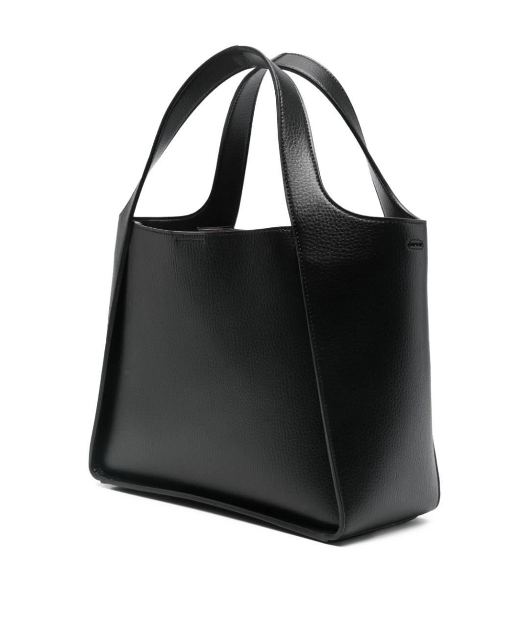 STELLA MCCARTNEY Черная синтетическая сумка тоут, фото 5