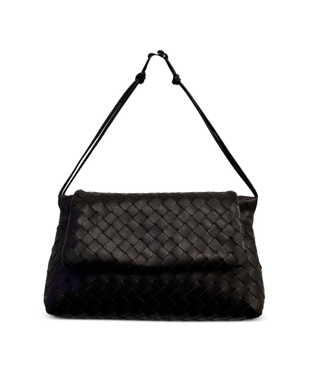 BOTTEGA VENETA Коричневая кожаная сумка через плечо, фото 1